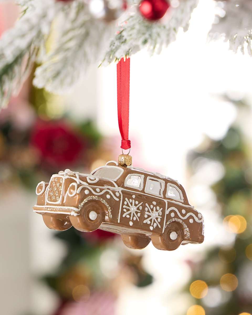 Gingerbread Car Christmas Ornament